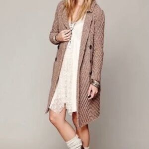 SOLD!! Free People Buttermilk Buscuit Cardigan Jacket